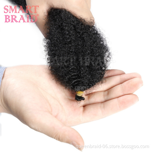 Short Afro Kinky Curly Crochet Braiding Synthetic Ombre Hair Extensions for African Women Braid